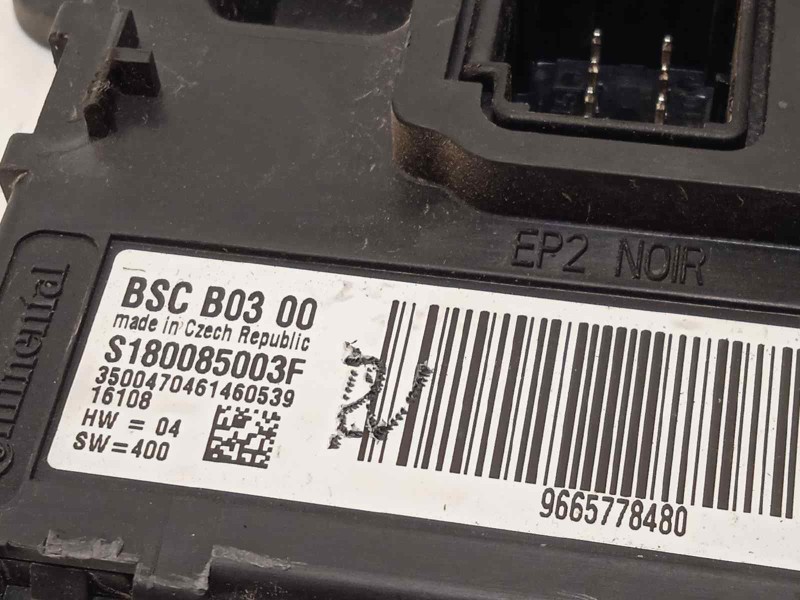 Recambio de centralita confort para citroën berlingo station wagon x referencia OEM IAM 9665778480  