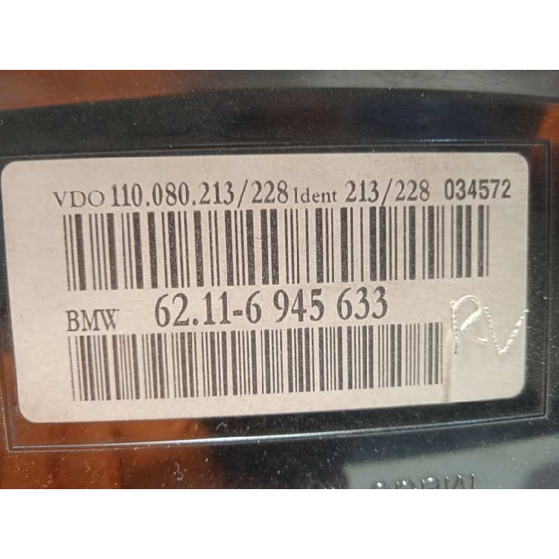 Recambio de cuadro instrumentos para bmw serie 5 berlina (e60) 525d referencia OEM IAM 62116945633  
