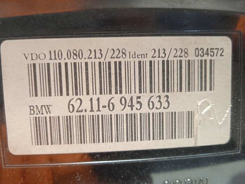 Recambio de cuadro instrumentos para bmw serie 5 berlina (e60) 525d referencia OEM IAM 62116945633  