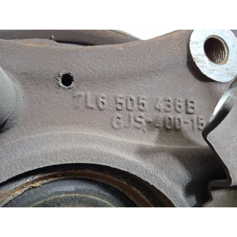 Recambio de mangueta trasera derecha para volkswagen touareg (7la) 2.5 tdi referencia OEM IAM 7L6505436B  