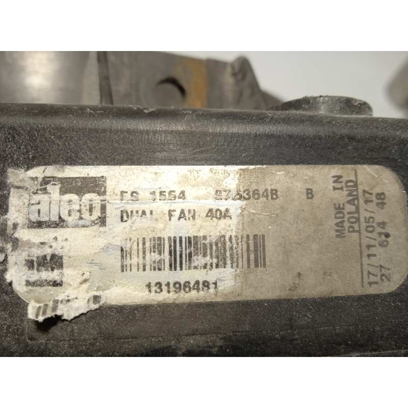 Recambio de electroventilador para opel vectra c berlina 1.9 cdti referencia OEM IAM 13196481  