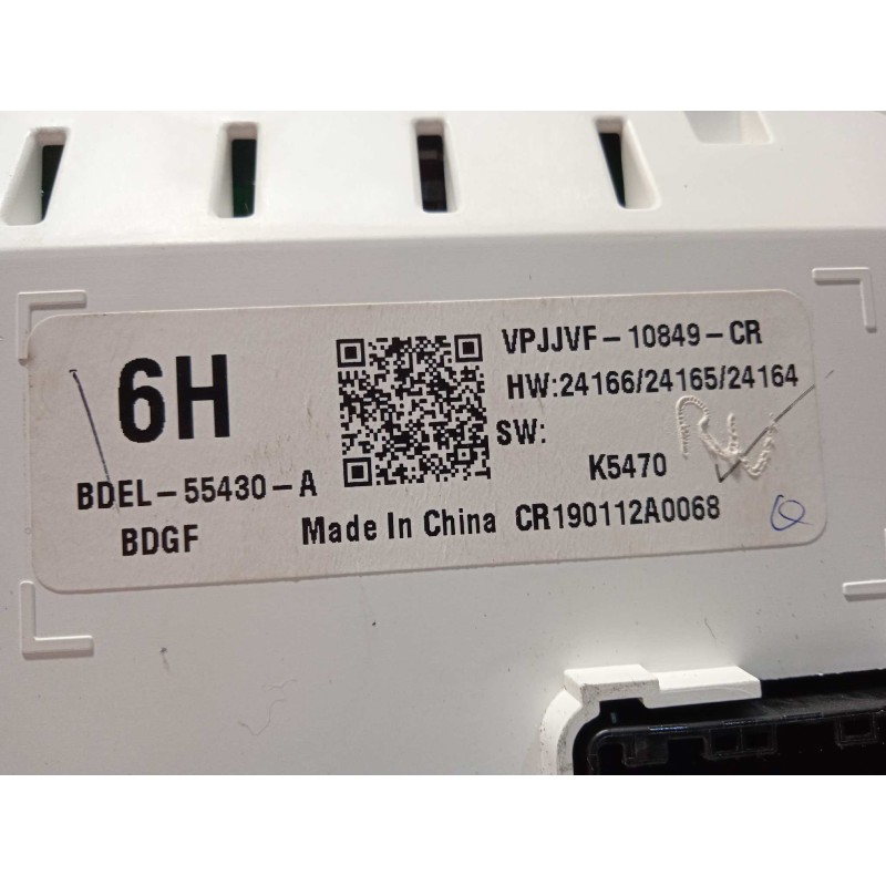 Recambio de cuadro instrumentos para mazda 3 berlina (bp) referencia OEM IAM BDEL  BDEL55430A