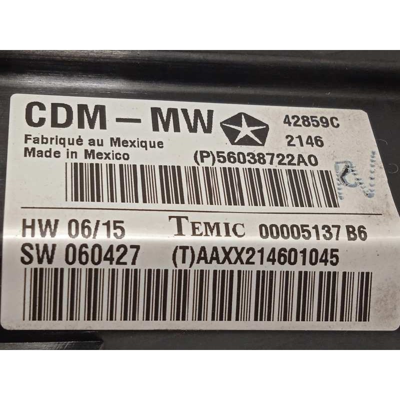 Recambio de modulo confort para chrysler 300 c 3.0 crd referencia OEM IAM P56038722AO  56038722AO