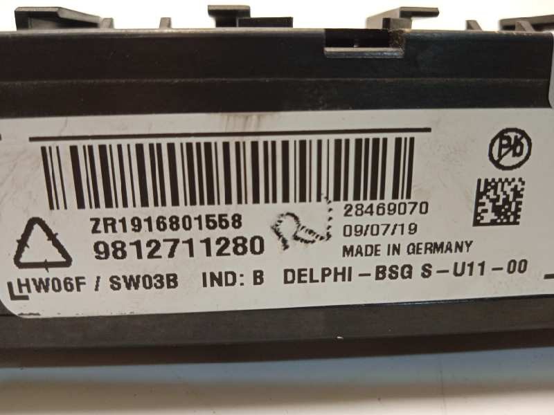 Recambio de modulo electronico para citroën c4 spacetourer 1.5 feel referencia OEM IAM 9812711280  