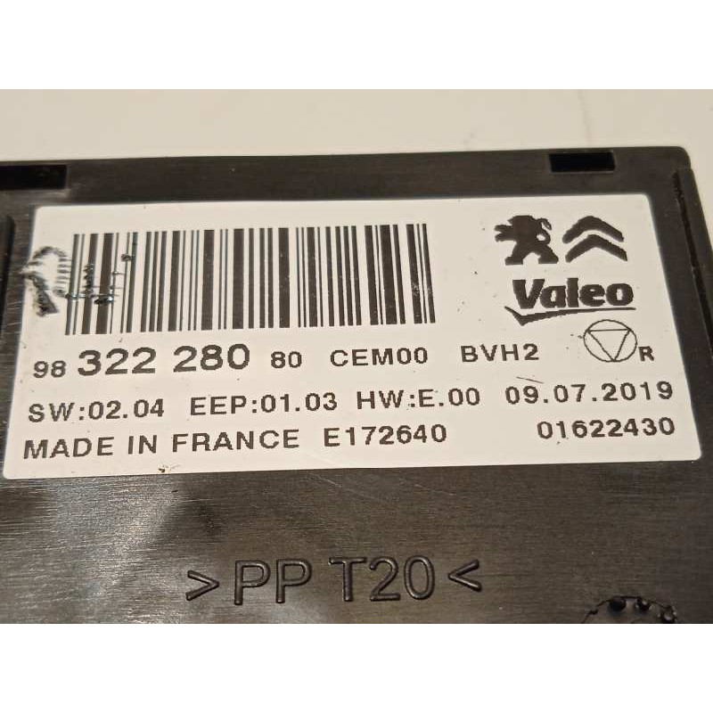 Recambio de modulo electronico para citroën c4 spacetourer 1.5 feel referencia OEM IAM 9832228080  