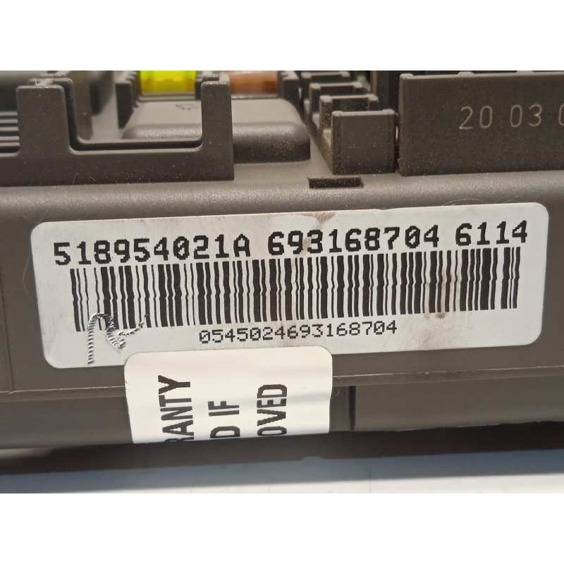 Recambio de caja reles / fusibles para bmw x5 (e70) xdrive30d referencia OEM IAM 6931687  61146931687