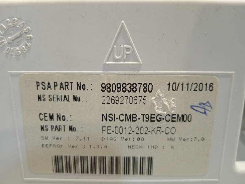 Recambio de cuadro instrumentos para peugeot 308 gt line referencia OEM IAM 9809838780  