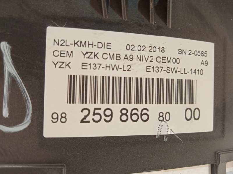 Recambio de cuadro instrumentos para peugeot 2008 (--.2013) 1.6 blue-hdi fap referencia OEM IAM 9825986680  
