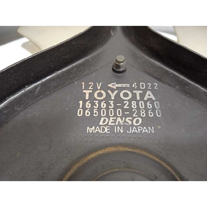 Recambio de electroventilador para toyota rav 4 (a2) 1.8 16v cat referencia OEM IAM 1636328060  