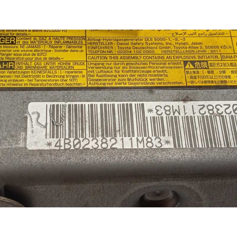 Recambio de airbag delantero izquierdo para toyota prius (nhw30) plug-in hybrid advance referencia OEM IAM 4B0238211M83  7390047