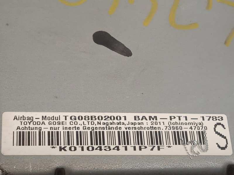 Recambio de airbag delantero derecho para toyota prius (nhw30) plug-in hybrid advance referencia OEM IAM K01043411P7F  739604707