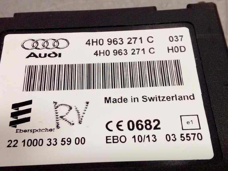 Recambio de modulo electronico para audi a7 sportback (4ga) 3.0 tdi quattro referencia OEM IAM 4H0963271C  
