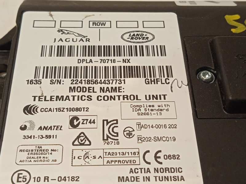 Recambio de modulo electronico para land rover discovery sport 2.0 td4 cat referencia OEM IAM DPLA70718NX  LR084930