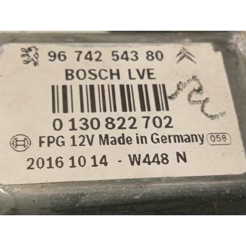Recambio de elevalunas delantero derecho para peugeot 2008 (--.2013) style referencia OEM IAM 9673154380 0130822702 9674254380