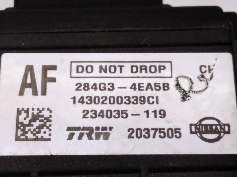 Recambio de modulo electronico para nissan x-trail (t32) 1.6 dci turbodiesel cat referencia OEM IAM 284G34EA5B  234035119