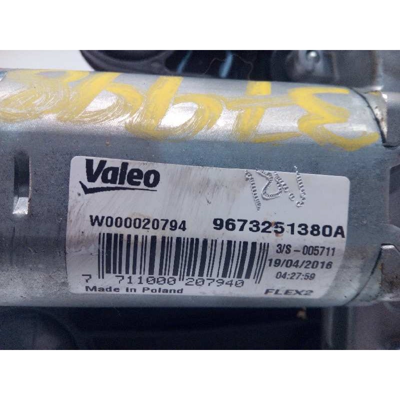 Recambio de motor limpia trasero para peugeot 208 active referencia OEM IAM 9673251380  