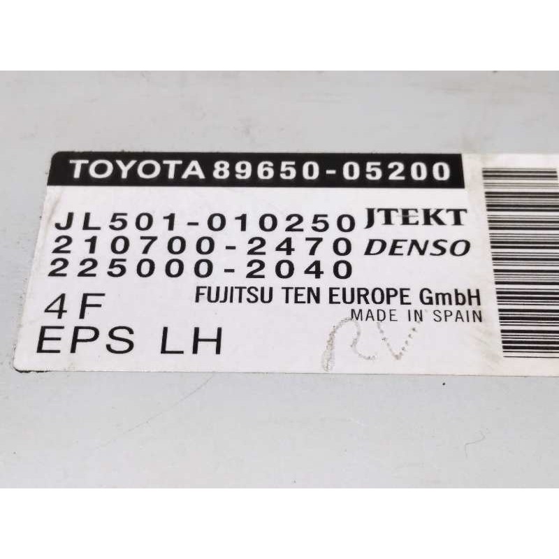 Recambio de centralita direccion para toyota avensis 1.8 16v cat referencia OEM IAM 8965005200 2107002470 JL501010250