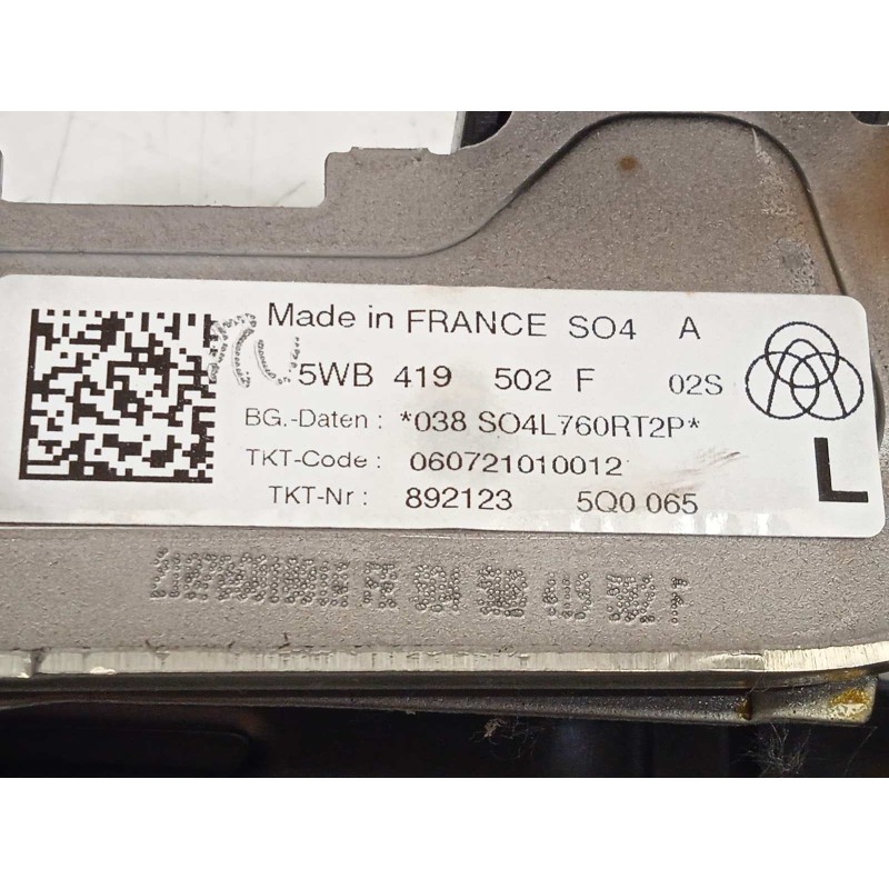 Recambio de columna direccion para seat leon sportstourer (kl8) fr referencia OEM IAM 5WB419502F  