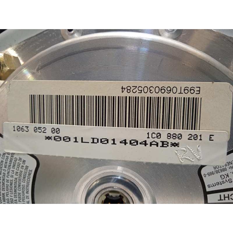 Recambio de airbag delantero izquierdo para volkswagen new beetle (9c1/1c1) 1.9 tdi referencia OEM IAM 1C0880201E  