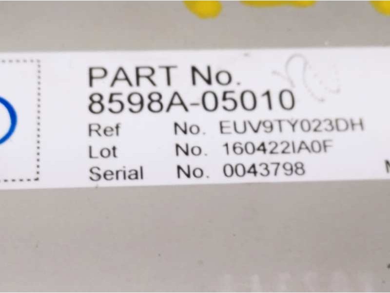 Recambio de modulo electronico para toyota avensis 1.8 16v cat referencia OEM IAM 8598A05010  