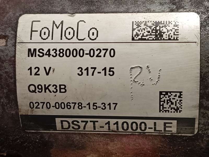 Recambio de motor arranque para ford s-max (cj, wa6) 2.0 tdci referencia OEM IAM DS7T11000LE 1870892 MS4380000270 - Blanco 6