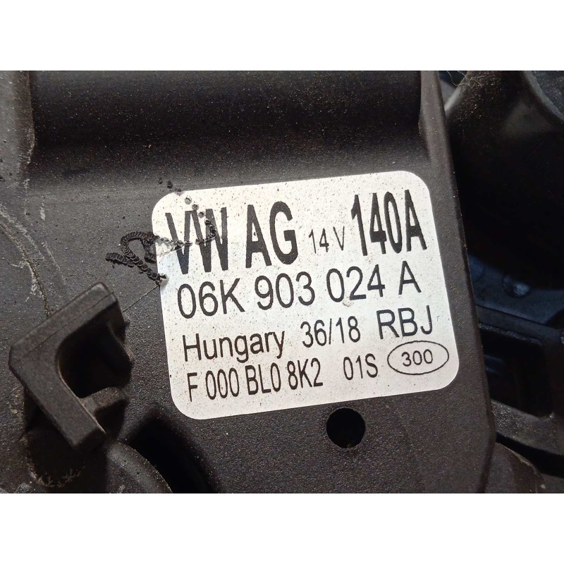Recambio de alternador para seat leon st (5f8) cupra 300 4drive referencia OEM IAM 06K903024A  F000BL08K2