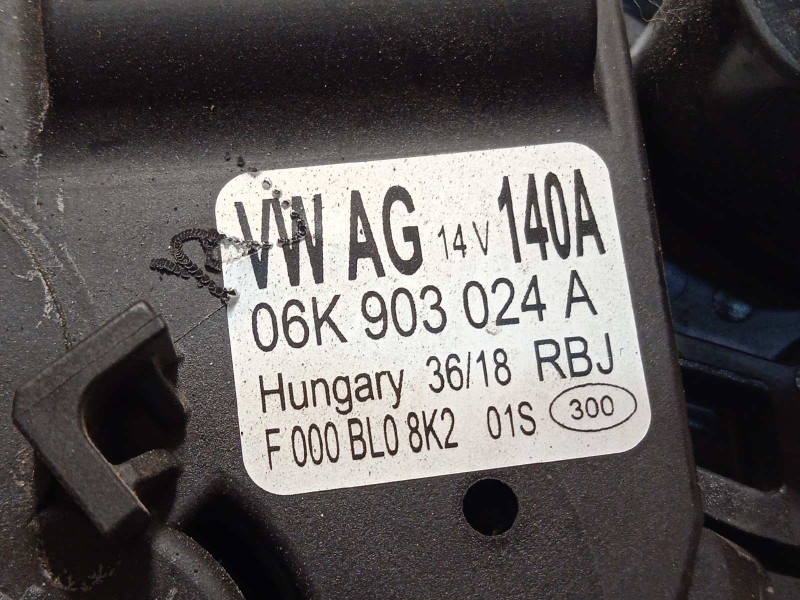 Recambio de alternador para seat leon st (5f8) cupra 300 4drive referencia OEM IAM 06K903024A  F000BL08K2