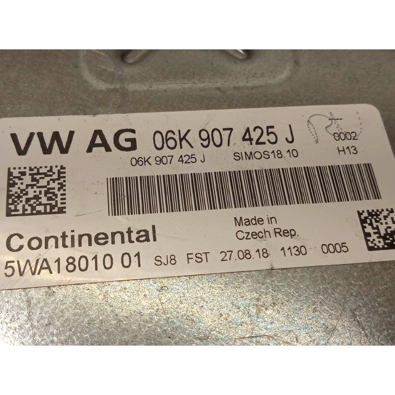 Recambio de centralita motor uce para seat leon st (5f8) cupra 300 4drive referencia OEM IAM 06K907425J  5WA1801001