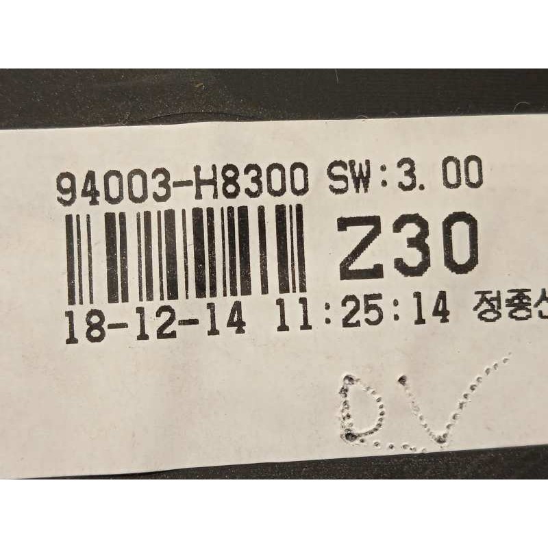 Recambio de cuadro instrumentos para kia stonic (ybcuv) 1.0 tgdi cat referencia OEM IAM 94003H8300  