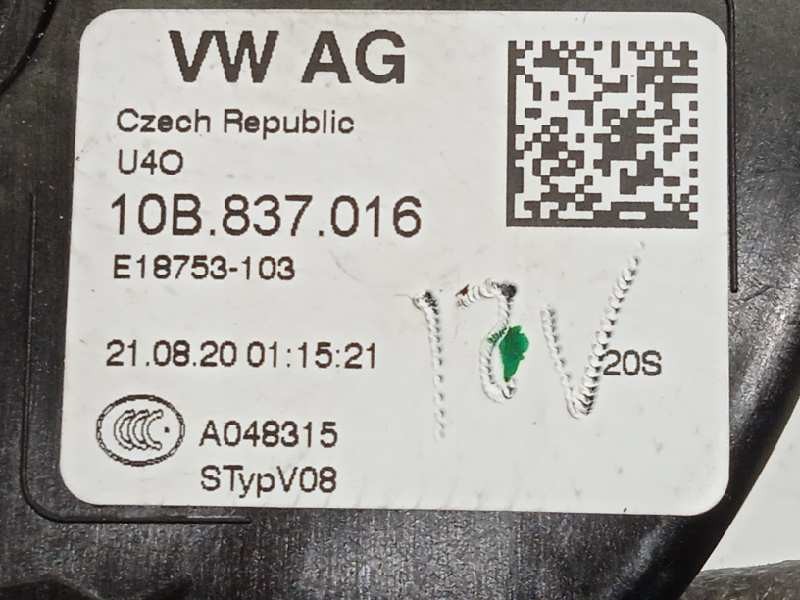 Recambio de cerradura puerta delantera derecha para volkswagen t-cross style referencia OEM IAM 10B837016  