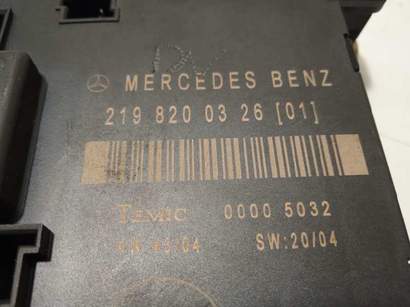 Recambio de centralita confort para mercedes-benz clase cls (w219) 320 cdi (219.322) referencia OEM IAM 2198200326  