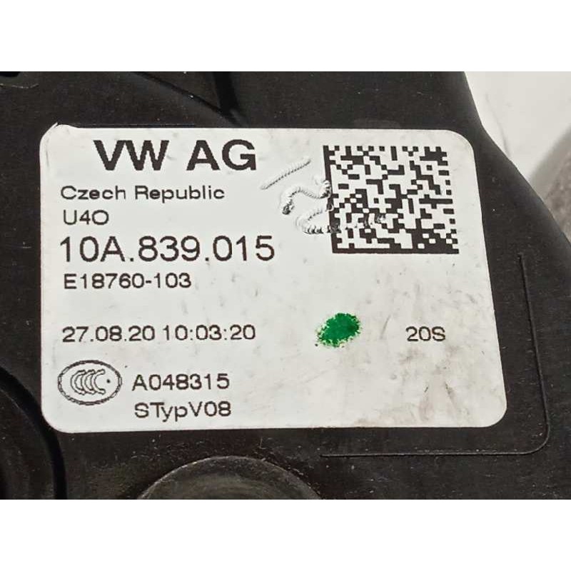 Recambio de cerradura puerta trasera izquierda para volkswagen t-cross style referencia OEM IAM 10A839015  