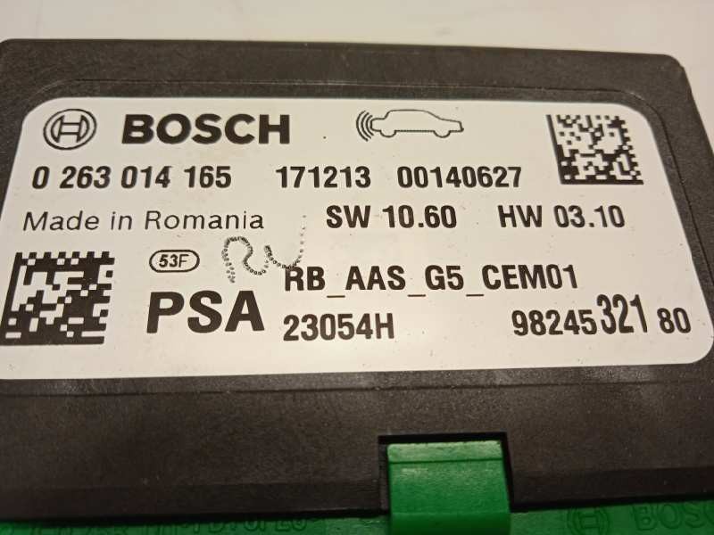 Recambio de sensor de aparcamiento para citroën c-elysée shine referencia OEM IAM 9824532180  0263014165