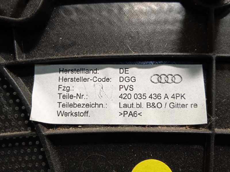 Recambio de moldura para audi r8 (423) 4.2 fsi referencia OEM IAM 420035436A  420035436A4PK