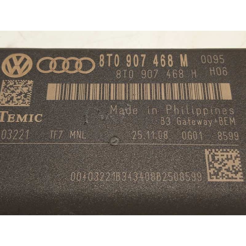 Recambio de centralita cierre para audi a5 coupe (8t) 2.0 tfsi (132kw) referencia OEM IAM 8T0907468M  