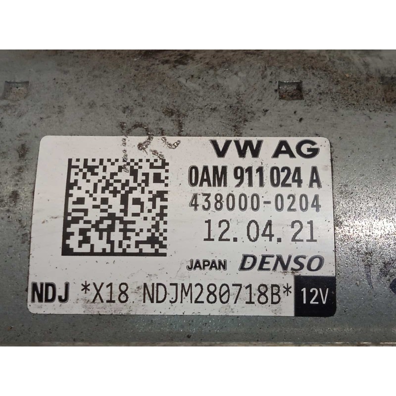 Recambio de motor arranque para seat leon sportstourer (kl8) fr referencia OEM IAM 0AM911024A  4380000204