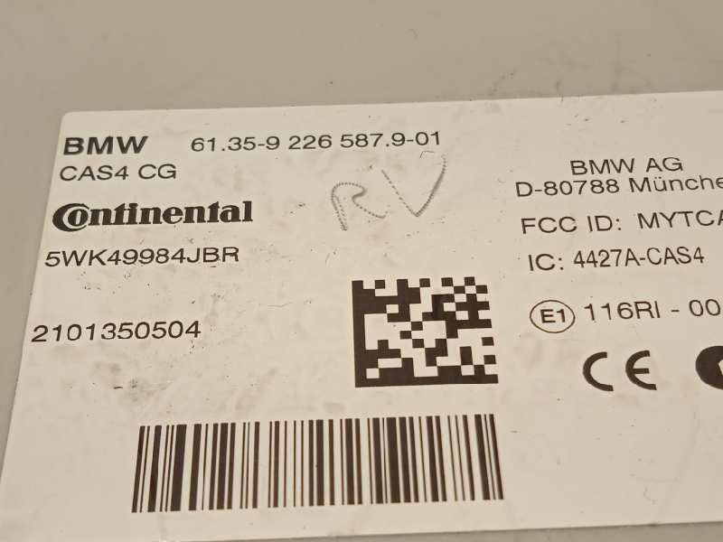 Recambio de modulo electronico para bmw serie 5 lim. (f10) 525d referencia OEM IAM 61359226587  