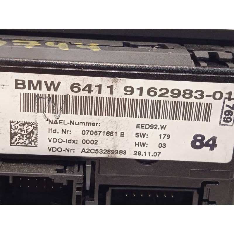 Recambio de mando climatizador para bmw serie 3 berlina (e90) 320d referencia OEM IAM 64119162983  9162983