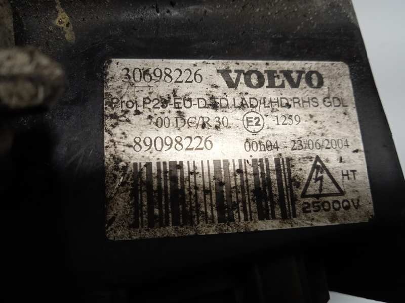 Recambio de faro derecho para volvo s80 berlina 2.4 d referencia OEM IAM 30698226  89098226