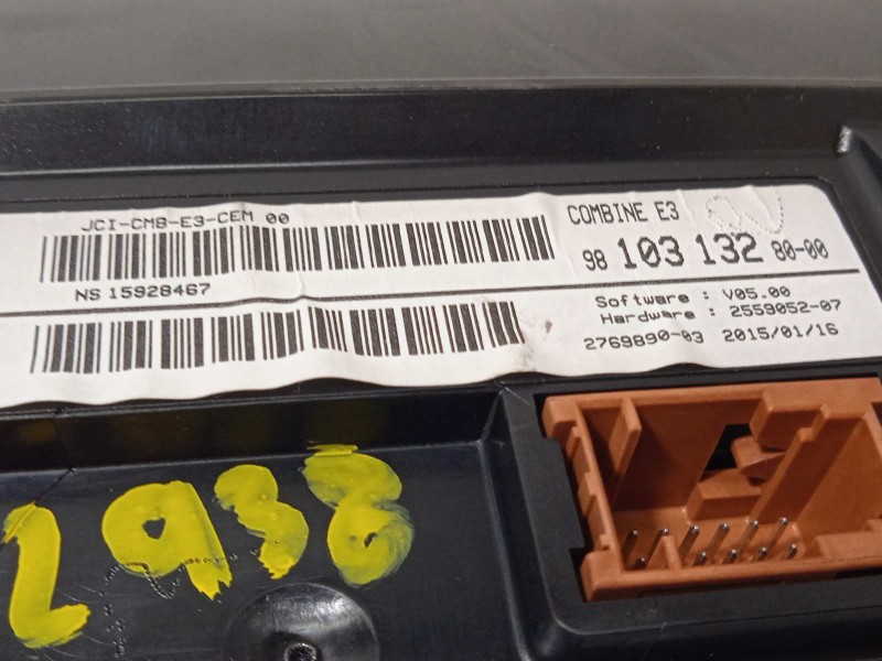 Recambio de cuadro instrumentos para citroën c4 cactus feel referencia OEM IAM 9810313280  