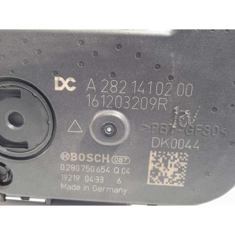 Recambio de caja mariposa para dacia duster ii 1.3 tce cat referencia OEM IAM A2821410200 0280750654 161203209R