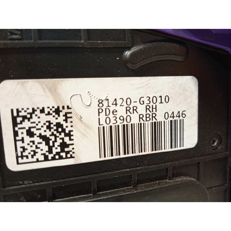 Recambio de cerradura puerta trasera derecha para hyundai i30 (pd) 1.0 tgdi cat referencia OEM IAM 81420G3010  