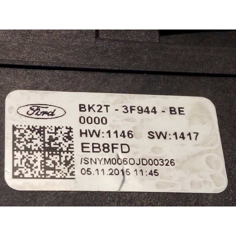 Recambio de mando intermitentes para ford transit custom kasten 270 l1 trend referencia OEM IAM 1876932  BK2T3F944BE