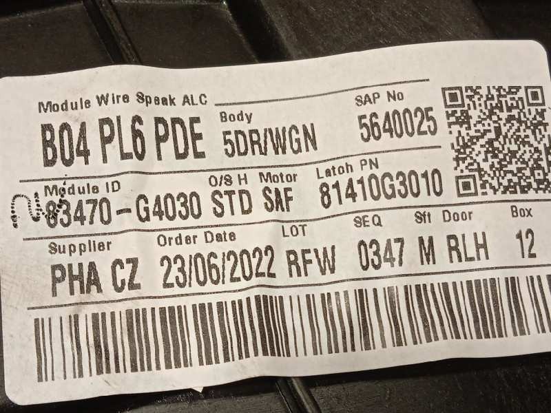 Recambio de elevalunas trasero izquierdo para hyundai i30 (pd) 1.0 tgdi cat referencia OEM IAM 83470G4030  83450G4010