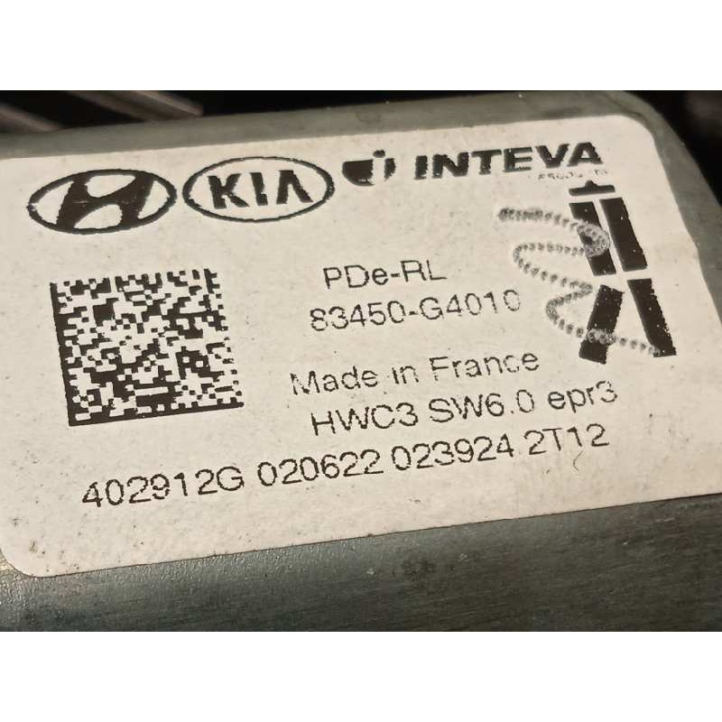 Recambio de elevalunas trasero izquierdo para hyundai i30 (pd) 1.0 tgdi cat referencia OEM IAM 83470G4030  83450G4010