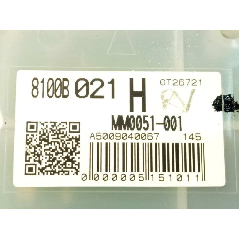 Recambio de cuadro instrumentos para mitsubishi colt berlina 3 (z30) cleartec referencia OEM IAM 8100B021H  