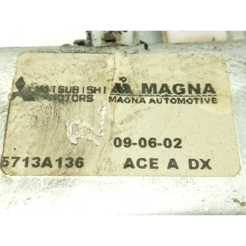 Recambio de elevalunas delantero derecho para mitsubishi colt berlina 3 (z30) cleartec referencia OEM IAM 0130822207  5713A136