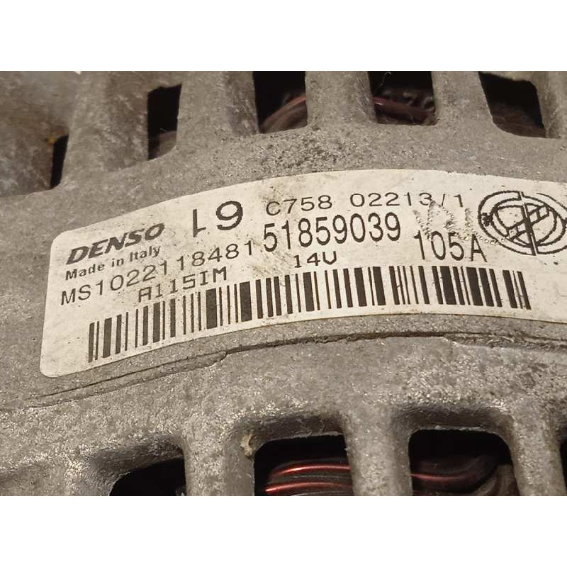 Recambio de alternador para fiat 500 1.2 referencia OEM IAM 51859039  MS1022118481