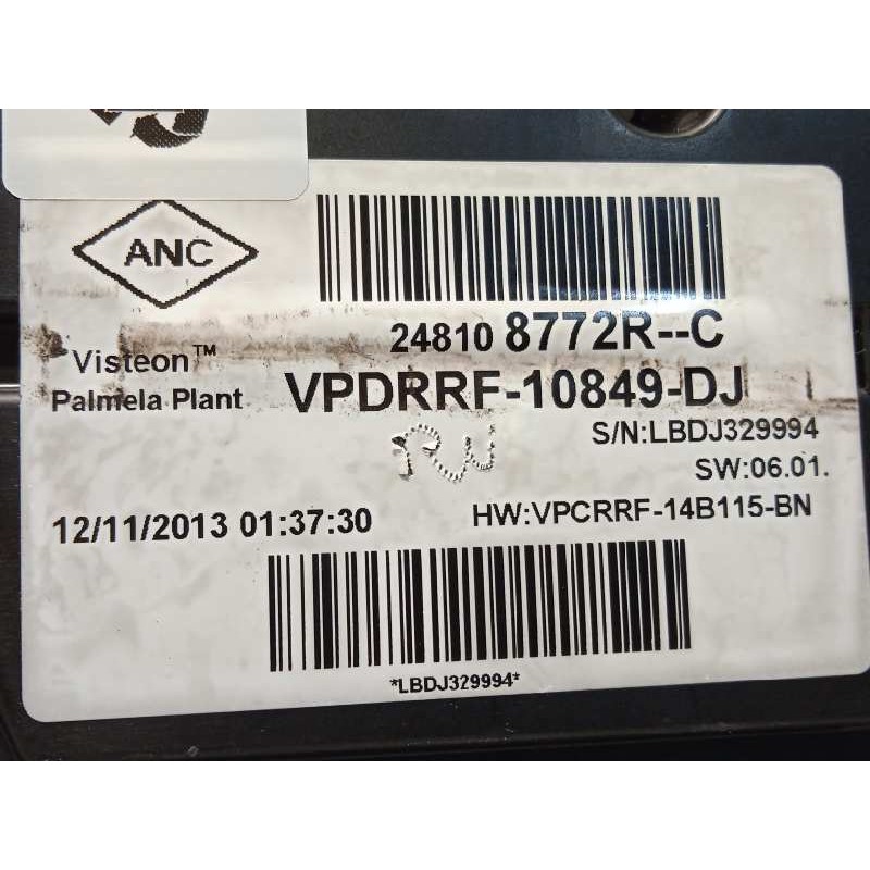 Recambio de cuadro instrumentos para renault captur 1.3 tce referencia OEM IAM 248108772R  