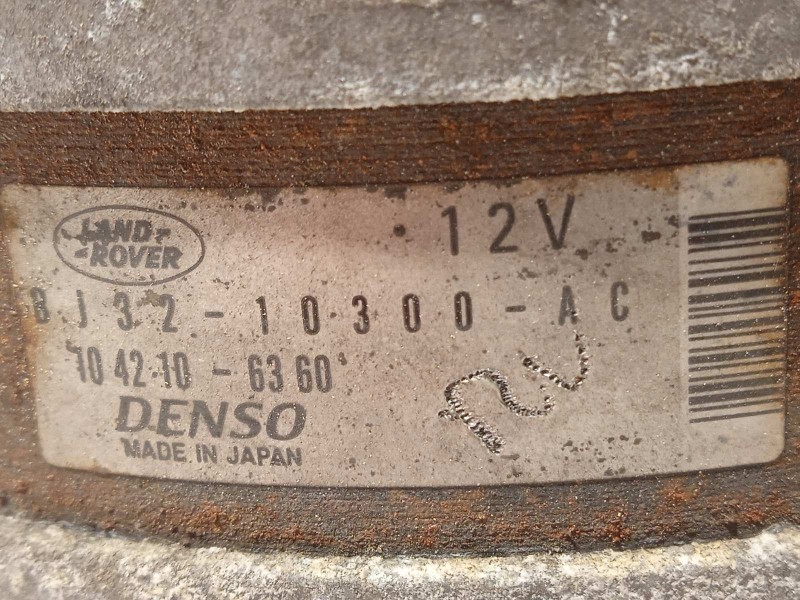 Recambio de alternador para land rover evoque 2.2 td4 cat referencia OEM IAM BJ3210300AC LR028116 1042106360